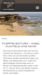 Mobile Screenshot of fuerteventura.gequo-travel.de